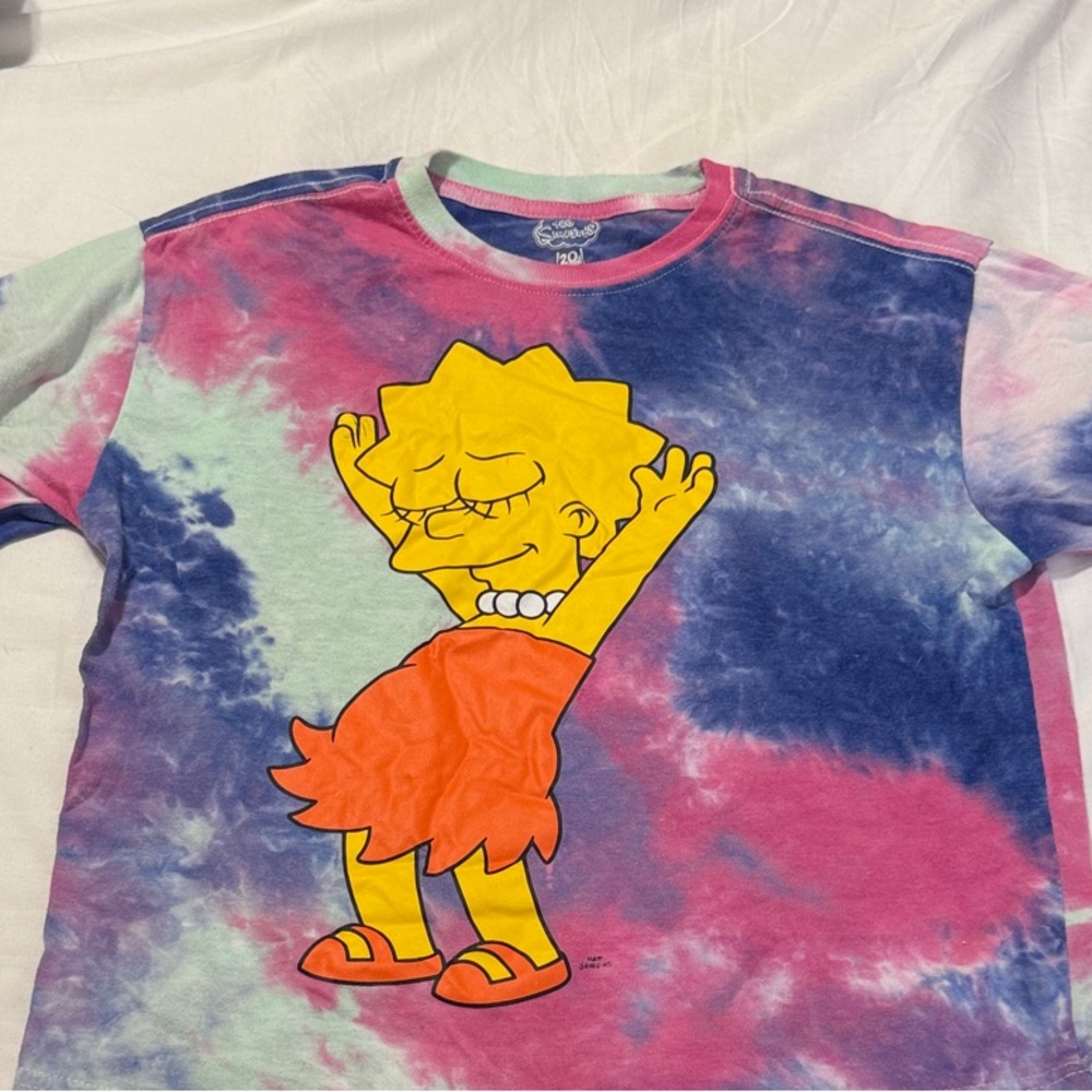 SIMPSONS, Lisa Tie-Dye Women’s/Jr Miss size xs Shirt